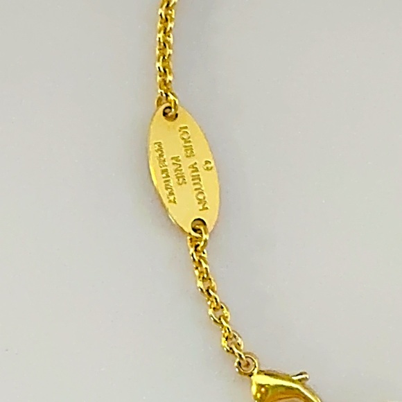 LOW START Louis Vuitton LV&ME Initial R Gold Tone Bracelet - Picture 4 of 9